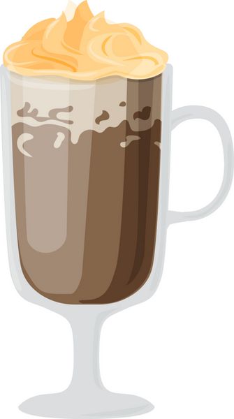 فنجان های قهوه کافه های مختلف یخ می نوشد