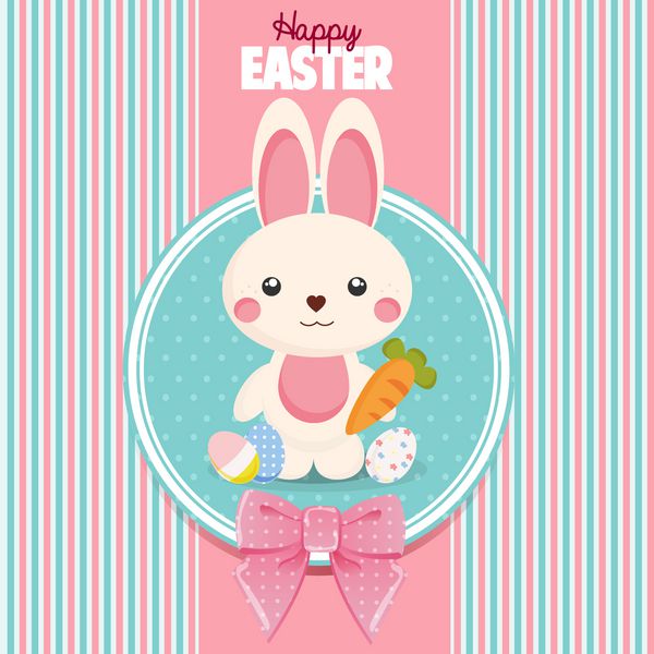 عید پاک مبارک خرگوش کوچک