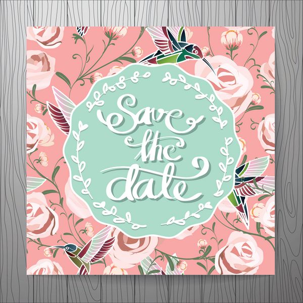 کارت دعوت عروسی با الگوهای گل به سبک شیرین پرنعمت