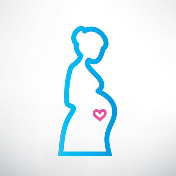 نماد زن باردار