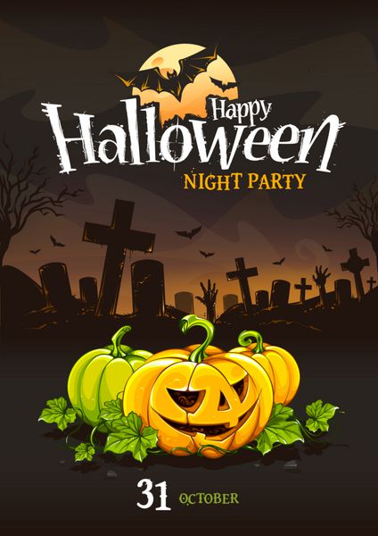 طراحی پوستر هالووین