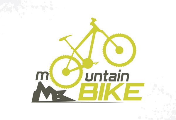 وکتور لوگو دوچرخه کوهستان