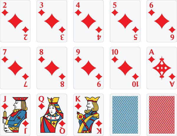 کارت های بازی - مجموعه الماس