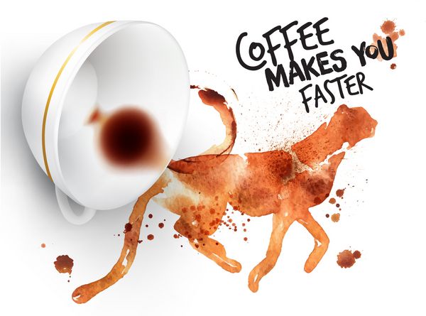 پوستر قهوه وحشی guepard