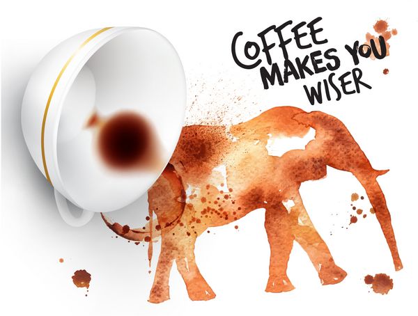 پوستر فیل قهوه وحشی