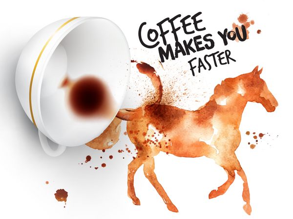 پوستر اسب قهوه وحشی