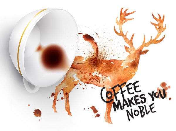 پوستر گوزن قهوه وحشی