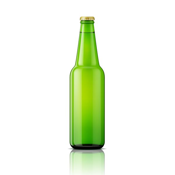 الگوی بطری آبجو سبز