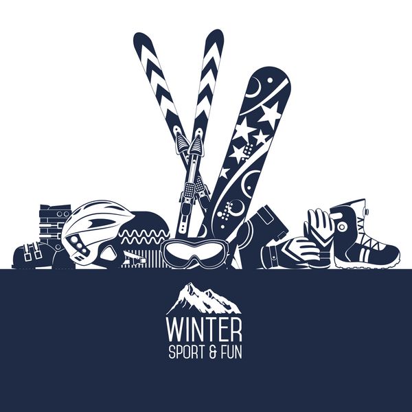اسکی ورزش های شدید زمستانی