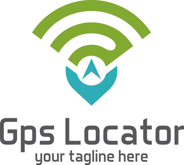 الگوی وکتور طراحی مکان یاب GPS وکتور نماد پین نقشه ها وکتور طراحی آیکون جی پی اس وکتور لوگو مکان یاب جیپیاس با طراحی ساده