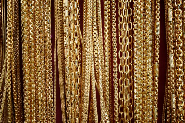 الگوی گردنبند طلایی