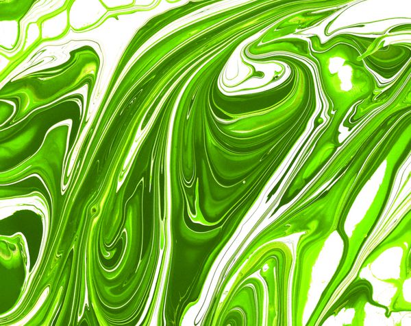 رنگ های مایع روی کاغذ مرطوب سفید پس زمینه انتزاعی برای کارت دعوت نامه پوستر هنر مدرن طراحی خلاقانه بافت مرمر رنگ های ترکیبی آبی و سبز