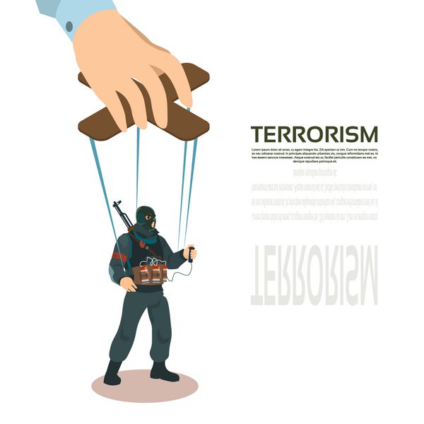 وکتور وکتور کنترل تروریسم دست عروسکی تروریستی