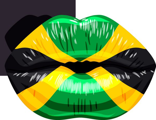 مفهوم مدرسه زبان خارجی لب دهان باز پرچم جامائیکا دولت مستقل در آمریکای شمالی