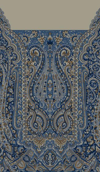 موتیف هندی Paisley بدون درز