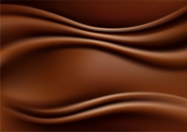 پس زمینه انتزاعی شکلاتی پارچه ابریشم پارچه ای قهوه ای وکتور