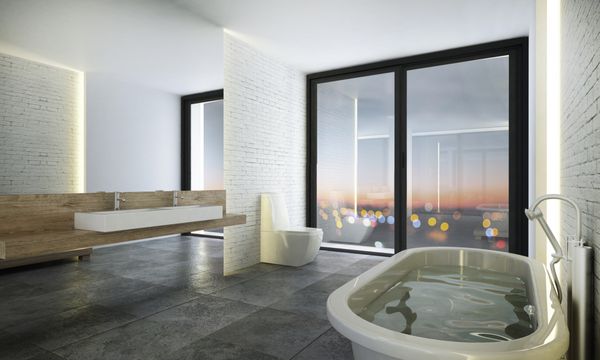 طراحی داخلی حمام مدرن