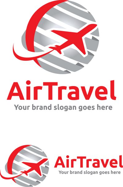 هواپیمای جت با نماد گلوب برای آژانس مسافرتی شرکت تور آژانس بلیط هواپیما