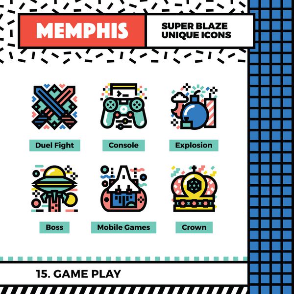 بازی Play Neo Memphis Icons