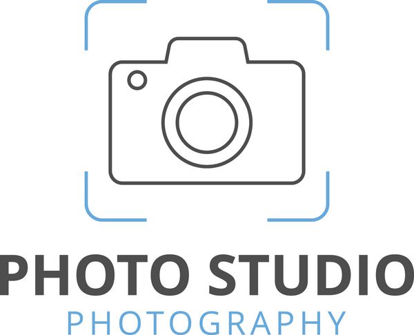 لوگوی دوربین و عکاسی لوگوی آتلیه عکاسی سهام وکتور