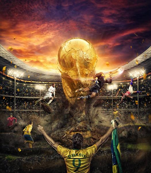 تصویر پوستر جام جهانی فوتبال روسیه 2018
