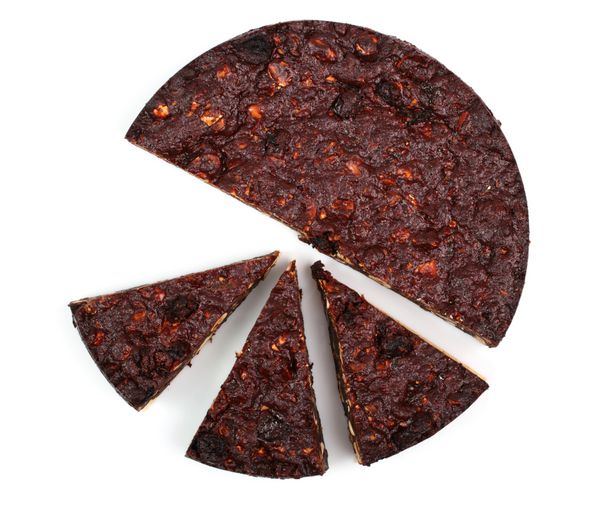 کیک پانورفت Panforte یک دسر سنتی ایتالیایی حاوی میوه و آجیل است