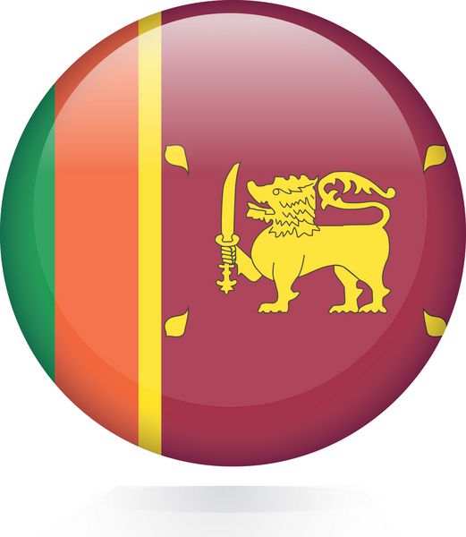 دکمه پرچم سری لانکا