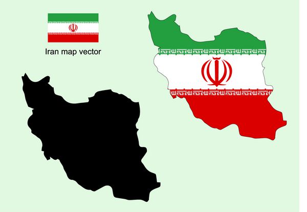 نقشه بردار ایران بردار پرچم ایران