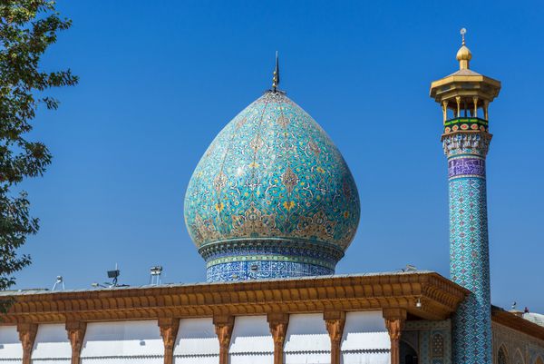مسجد جامع شاه جواهر در شهر شیراز در ایران