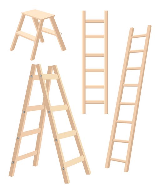 الگوی گام آلومینیوم گام نردبان تاشو با مداد ایستاده پلت فرم و نردبان گام های دستی