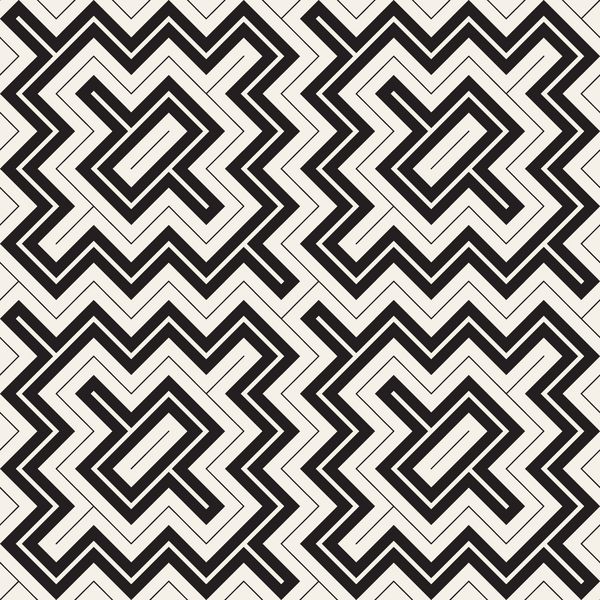 خطوط بومی عروسی قومی چاپ شیک طراحی خلاصه هندسه ای بردار بدون درز سیاه و سفید الگو