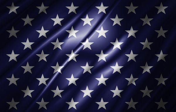 پرچم آمریکا ابریشم