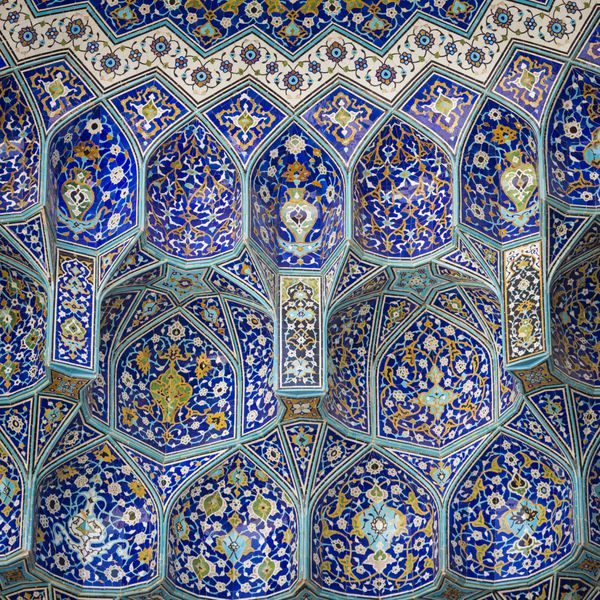 اصفهان ایران 06 شهریور 2016 جزئیات مسجد شیخ لطف الله در اصفهان ایران