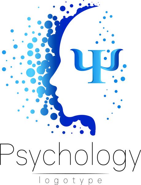 آرم مدرن روانشناسی مشخصات انسانی نامه Psi سبک خلاق لوگو در بردار مفهوم طراحی شرکت برند رنگ آبی جدا شده بر روی زمینه سفید نماد برای وب چاپ