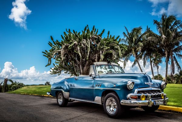 وارادرو کوبا 17 سپتامبر 2016 خودروی کلاسیک آمریکایی آئودی شورلت کبیرولت در وادرو کوبا سری کوبا 2016 گزارش