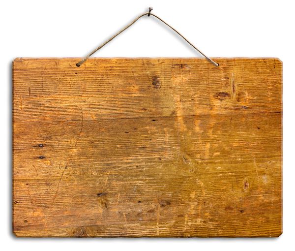 نشانه چوبی خالی با رشته و ناخن حلق آویز چوب کاشی جدا شده مسیر قطع