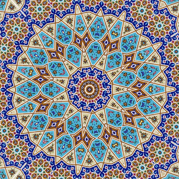 دیوار موزاییک kaleidoscopic