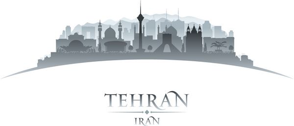 منظره شهر تهران تهران تصویر برداری