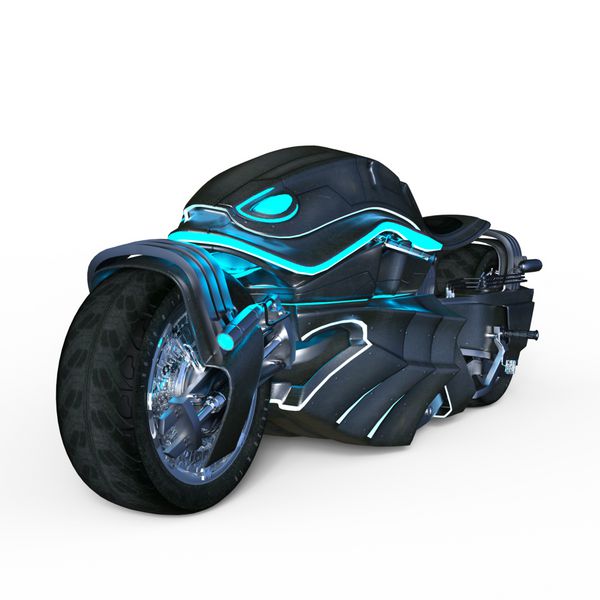 ارائه 3D CG موتور سیکلت