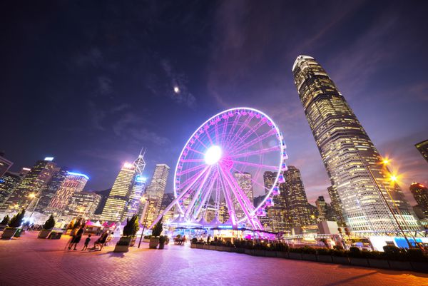 مشاهده چرخ هنگ کنگ