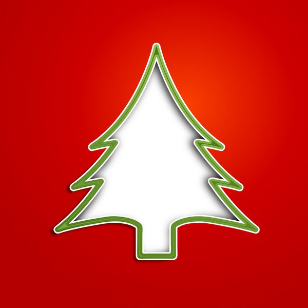 درخت کریسمس خلاق بردار