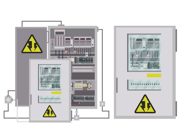 جعبه برق پانل کنترل برق صنعتی