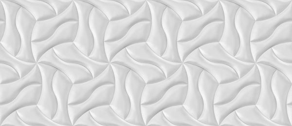 کاشی چرم سفید طراحی سه بعدی پانل نرم بافت با وضوح بدون درز واقعی