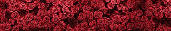 پس زمینه قرمز گل رز تصویر زمینه عشق و روز ولنتاین یا مفهوم جشن عروسی تصویر 3D