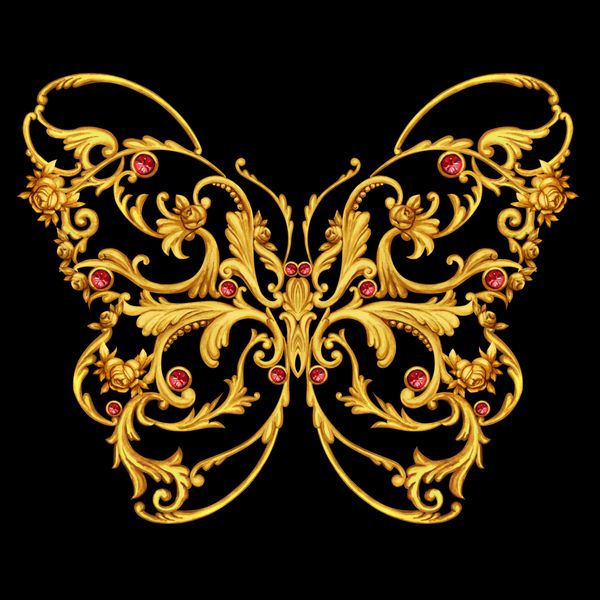 پروانه طلایی طلا و جواهر