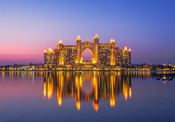 دوبی امارات متحده عربی 23 آگوست هتل آتلانتیس چند میلیون دلاری
