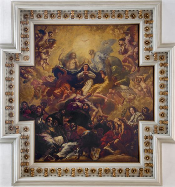 ونیز ایتالیا 2014 مارس 12 نمایشگاه سقف از کلیسای کلیسای سانتا ماریا دل گلیو جادوی مریم مقدس توسط آنتونیو زانچی