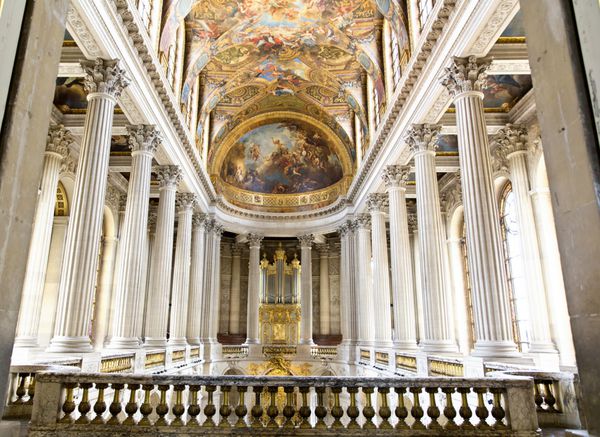 VERSAILLES FRANCE 2014 اوت 7 داخل کشور Chateau de Versailles قصر ورسای در نزدیکی پاریس در 7 اوت 2014 فرانسه کاخ ورسای در فهرست میراث جهانی یونسکو از سال 1979 است