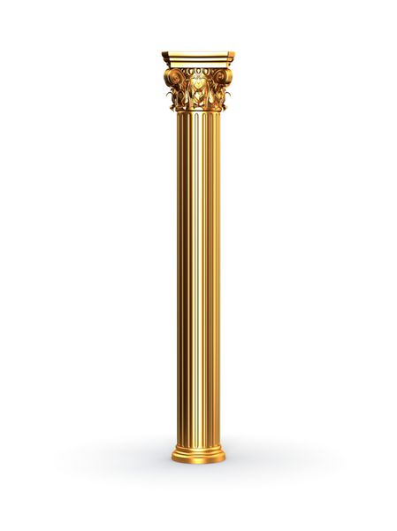 طلا کلاسیک Corinthian Column
