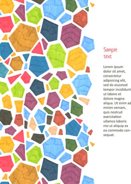 چکیده الگو الگو چند ضلعی بدون درز بدون درز عنصر هندسی نشانگر کاشی پس زمینه بافت برای طراحی مستطیل مثلث پنتاگون و شش ضلعی همپوشانی